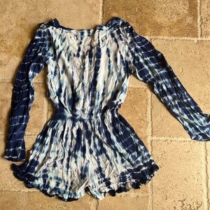 Tiara Hawaii Tie-dye Playsuit resort wear 💙